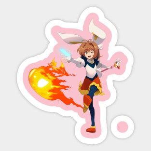 Fiery Sticker